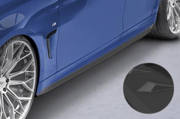 CSR Seitenschweller mit ABE für BMW 4er (F32, F33, F36) SS550-S Strukturiert schwarz matt (keine Lackierung erforderlich)