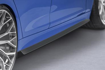 CSR Seitenschweller mit ABE für BMW 4er (F32, F33, F36) SS550-G Glossy schwarz Hochglanz (keine Lackierung erforderlich)