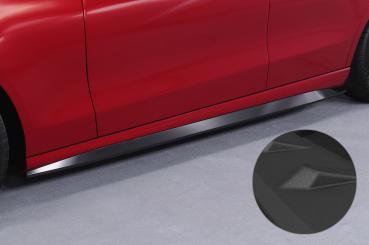 CSR Seitenschweller mit ABE für Mercedes Benz C-Klasse W206 / S206 SS552-S Strukturiert schwarz matt (keine Lackierung erforderlich)