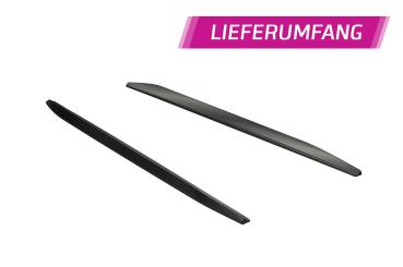 CSR Seitenschweller mit ABE für Mercedes Benz C-Klasse W206 / S206 SS552-G Glossy schwarz Hochglanz (keine Lackierung erforderlich)