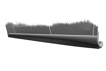 CSR Seitenschweller mit ABE für Mercedes Benz C-Klasse W206 / S206 SS552-G Glossy schwarz Hochglanz (keine Lackierung erforderlich)