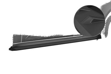 CSR Seitenschweller mit ABE für Porsche Macan (Typ 95B) (2.Facelift) SS558-L Lackierung erforderlich (unlackiert roh)