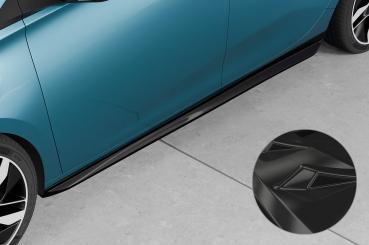 CSR Seitenschweller mit ABE für Renault Zoe SS561-G Glossy schwarz Hochglanz (keine Lackierung erforderlich)