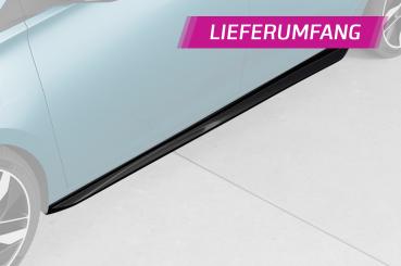 CSR Seitenschweller mit ABE für Renault Zoe SS561-G Glossy schwarz Hochglanz (keine Lackierung erforderlich)