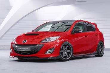 CSR Seitenschweller mit ABE für Mazda 3 (Typ BL) MPS SS563-S strukturiert schwarz matt (keine Lackierung erforderlich)