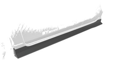 CSR Seitenschweller mit ABE für Mazda 3 (Typ BL) MPS SS563-S strukturiert schwarz matt (keine Lackierung erforderlich)