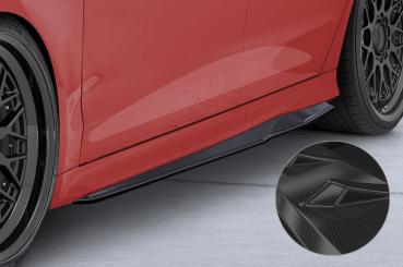 CSR Seitenschweller mit ABE für Ford Mondeo MK5 (BA7) ST-Line SS566-C Carbon Look Hochglanz (keine Lackierung erforderlich)