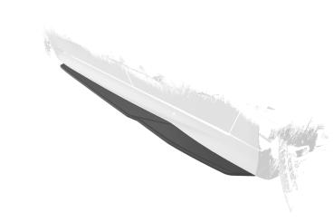 CSR Seitenschweller mit ABE für Ford Mondeo MK5 (BA7) ST-Line SS566-S strukturiert schwarz matt (keine Lackierung erforderlich)