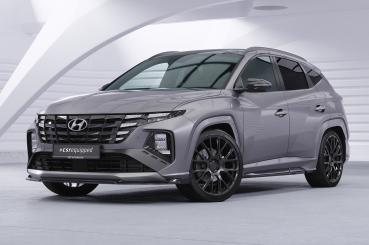 CSR Seitenschweller mit ABE für Hyundai Tucson 4 (NX4) N-Line SS570-S strukturiert schwarz matt (keine Lackierung erforderlich)