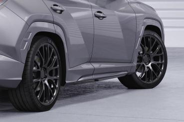 CSR Seitenschweller mit ABE für Hyundai Tucson 4 (NX4) N-Line SS570-S strukturiert schwarz matt (keine Lackierung erforderlich)