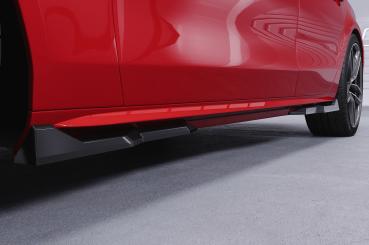 CSR Seitenschweller mit ABE für Audi A4 / S4 B8 (Typ 8K) SS571-S strukturiert schwarz matt (keine Lackierung erforderlich)