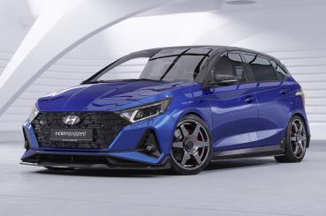 CSR Seitenschweller mit ABE für Hyundai I20 (BC3) N-Line SS574-C Carbon Look Hochglanz (keine Lackierung erforderlich)