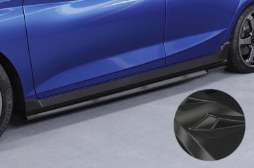 CSR Seitenschweller mit ABE für Hyundai I20 (BC3) N-Line SS574-C Carbon Look Hochglanz (keine Lackierung erforderlich)