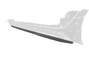 CSR Seitenschweller mit ABE für Kia Pro Ceed (CD) GT SS575-L Lackierung erforderlich (unlackiert roh)