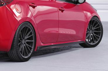 CSR Seitenschweller mit ABE für Kia Ceed / Pro Ceed (JD) GT SS576-G Glossy schwarz Hochglanz (keine Lackierung erforderlich)