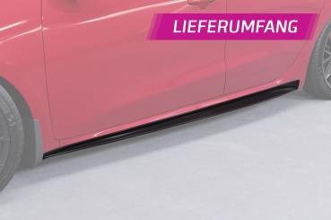 CSR Seitenschweller mit ABE für Kia Ceed / Pro Ceed (JD) GT SS576-G Glossy schwarz Hochglanz (keine Lackierung erforderlich)