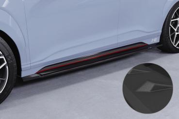 CSR Seitenschweller mit ABE für Hyundai Kona (1.Gen) N/N-Line SS577-S strukturiert schwarz matt (keine Lackierung erforderlich)