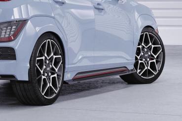 CSR Seitenschweller mit ABE für Hyundai Kona (1.Gen) N/N-Line SS577-S strukturiert schwarz matt (keine Lackierung erforderlich)