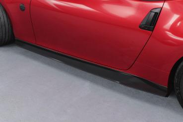 CSR Seitenschweller mit ABE für Nissan 370Z (Z34) SS579-G Glossy schwarz Hochglanz (keine Lackierung erforderlich)