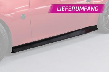 CSR Seitenschweller mit ABE für Nissan 370Z (Z34) SS579-G Glossy schwarz Hochglanz (keine Lackierung erforderlich)