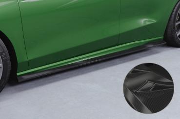 CSR Seitenschweller mit ABE für Ford Focus MK4 ST / ST-Line SS580-C Carbon Look Hochglanz (keine Lackierung erforderlich)
