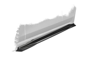 CSR Seitenschweller mit ABE für VW Golf 8 GTI, GTD, GTE, R-Line SS585-S Strukturiert schwarz matt (keine Lackierung erforderlich)