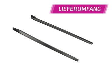 CSR Seitenschweller mit ABE für BMW 6er E63 / E64 SS586-G Glossy schwarz Hochglanz (keine Lackierung erforderlich)