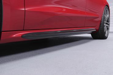 CSR Seitenschweller mit ABE für Audi A7 C8 S-Line / S7 C8 (Typ 4K/F2) SS591-C Carbon Look Hochglanz (keine Lackierung erforderlich)