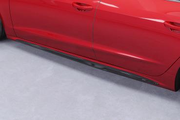CSR Seitenschweller mit ABE für Audi A7 C8 S-Line / S7 C8 (Typ 4K/F2) SS591-C Carbon Look Hochglanz (keine Lackierung erforderlich)
