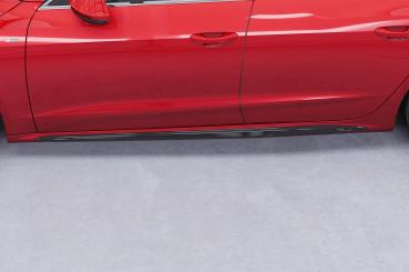 CSR Seitenschweller mit ABE für Audi A7 C8 S-Line / S7 C8 (Typ 4K/F2) SS591-C Carbon Look Hochglanz (keine Lackierung erforderlich)