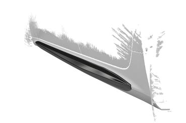 CSR Seitenschweller mit ABE für Audi A7 C8 S-Line / S7 C8 (Typ 4K/F2) SS591-C Carbon Look Hochglanz (keine Lackierung erforderlich)