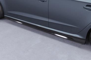 CSR Seitenschweller mit ABE für Audi A3 8V Sportback (kein S / S-Line) SS593-S strukturiert schwarz matt (keine Lackierung erforderlich)