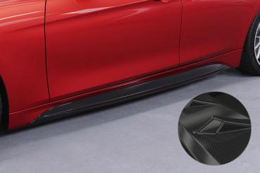 CSR Seitenschweller mit ABE für BMW 3er F30 / F31 SS595-C Carbon Look Hochglanz (keine Lackierung erforderlich)