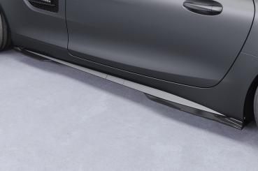 CSR Seitenschweller mit ABE für Mercedes Benz AMG GT (190) SS598-S Strukturiert schwarz matt (keine Lackierung erforderlich)