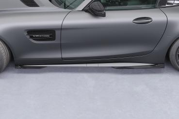 CSR Seitenschweller mit ABE für Mercedes Benz AMG GT (190) SS598-S Strukturiert schwarz matt (keine Lackierung erforderlich)