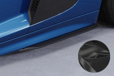CSR Seitenschweller mit ABE für Audi R8 (Typ 4S) SS600-C Carbon Look Hochglanz (keine Lackierung erforderlich)