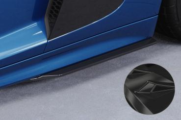 CSR Seitenschweller mit ABE für Audi R8 (Typ 4S) SS600-G Glossy schwarz Hochglanz (keine Lackierung erforderlich)
