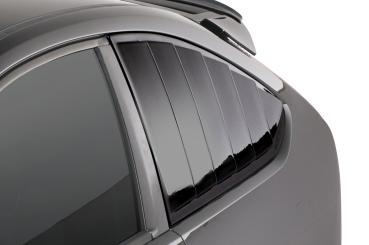 CSR Seitenscheibenblenden mit ABE für Ford Focus MK2 3-Türer SSB002-L Lackierung erforderlich (unlackiert roh)