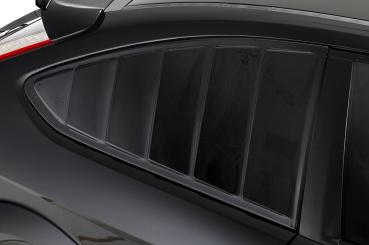 CSR Seitenscheibenblenden mit ABE für Ford Focus MK2 3-Türer SSB002-L Lackierung erforderlich (unlackiert roh)