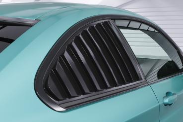 CSR Seitenscheibenblenden mit ABE für BMW 2er F22/F87 Coupe SSB003-C Carbon Look Hochglanz (keine Lackierung erforderlich)