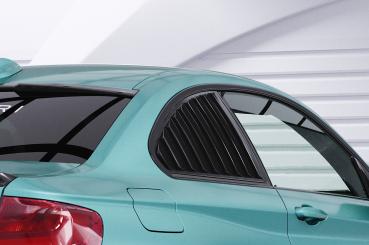 CSR Seitenscheibenblenden mit ABE für BMW 2er F22/F87 Coupe SSB003-C Carbon Look Hochglanz (keine Lackierung erforderlich)