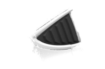 CSR Seitenscheibenblenden mit ABE für Tesla Model 3 SSB005-G Glossy schwarz Hochglanz (keine Lackierung erforderlich)