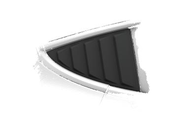 CSR Seitenscheibenblenden mit ABE für Tesla Model 3 SSB005-G Glossy schwarz Hochglanz (keine Lackierung erforderlich)