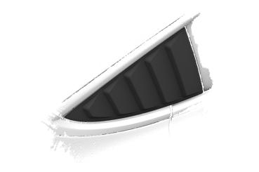 CSR Seitenscheibenblenden mit ABE für Tesla Model 3 SSB005-G Glossy schwarz Hochglanz (keine Lackierung erforderlich)