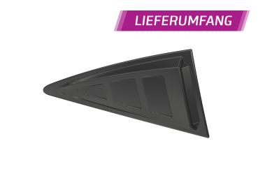 CSR Seitenscheibenblenden mit ABE für Audi TT (8J) Coupe SSB006-L Lackierung erforderlich (unlackiert roh)