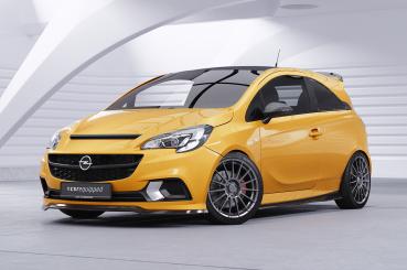 CSR Seitenscheibenblenden mit ABE für Opel Corsa E 3-Türer SSB007-C Carbon Look Hochglanz (keine Lackierung erforderlich)