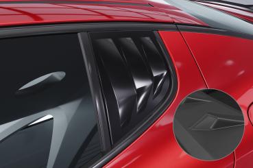 CSR Seitenscheibenblenden mit ABE für Kia Stinger GT SSB008-L Lackierung erforderlich (unlackiert roh)