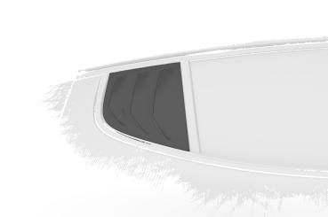 CSR Seitenscheibenblenden mit ABE für Kia Stinger GT SSB008-G Glossy schwarz Hochglanz (keine Lackierung erforderlich)