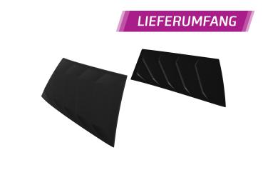 CSR Seitenscheibenblenden mit ABE für Mini F56 SSB009-S strukturiert schwarz matt (keine Lackierung erforderlich)