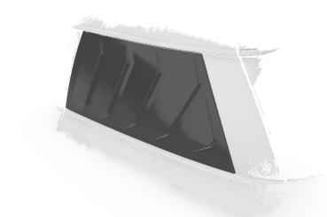 CSR Seitenscheibenblenden mit ABE für Mini F56 SSB009-S strukturiert schwarz matt (keine Lackierung erforderlich)